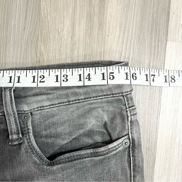 Blank NYC Jeans Women’s 31 The Vandam High Rise Kick Flare Gray Denim NWT - Picture 9 of 11